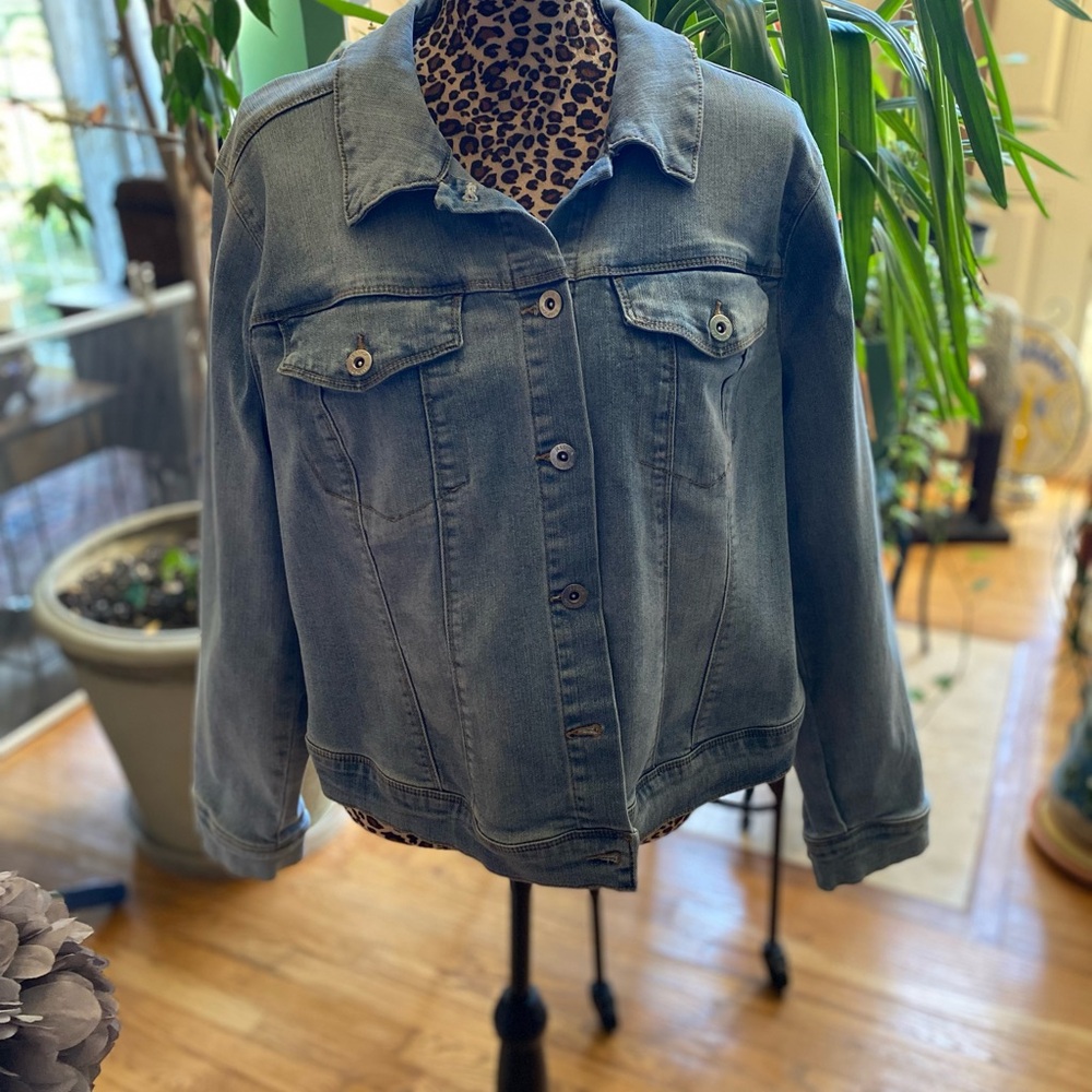 Jessica Simpson Blue Jean Jacket
